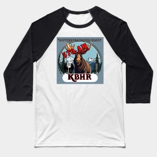 KBHR Moose on the Mic Baseball T-Shirt